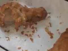 Курица с отвратительными живыми добавками испортила людям аппетит