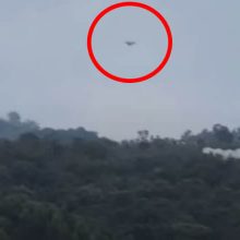 Таинственный летательный аппарат приземлился на глазах у очевидцев
