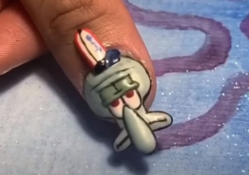 Персонажей популярного мультфильма можно поселить на собственных ногтях
