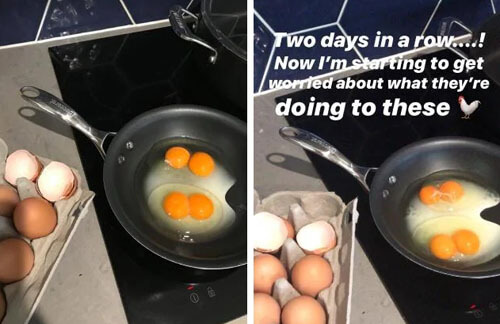 Женщина три дня подряд завтракала удивительной яичницей