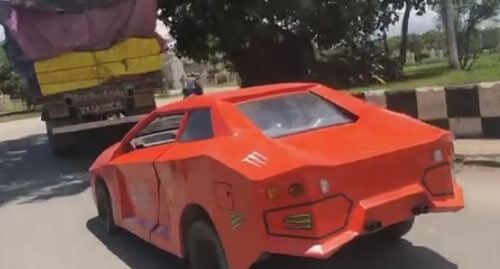 Водитель решил не покупать Lamborghini, а сделать его своими руками