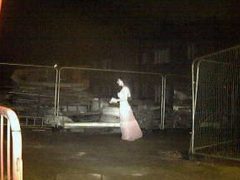 Призрачная невеста прогулялась по строительной площадке