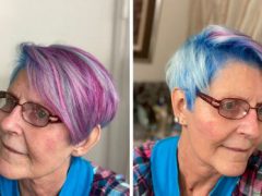 Люди в возрасте показывают миру свои смелые причёски и волосы, окрашенные в яркие цвета