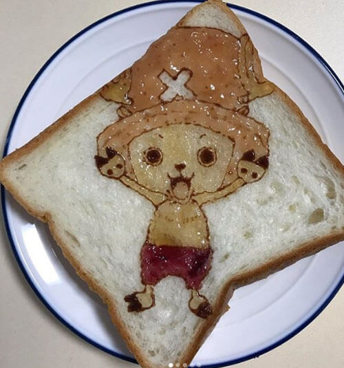 Бутерброды в руках художника превращаются в произведения искусства