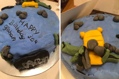 «Профессиональный» торт выглядел так, как будто его испёк маленький ребёнок