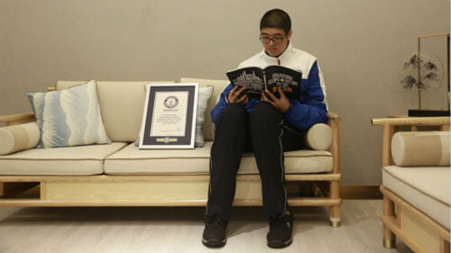 Юный житель Китая признан самым высоким подростком в мире