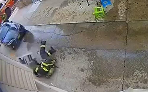 Пожарный пострадал вовсе не от огня, а от кондиционера