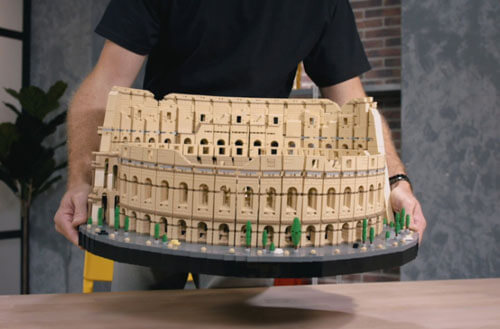 Конструктор в виде всемирно известного Колизея стал рекордным