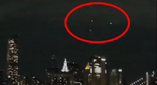 Три светящихся НЛО, замеченные очевидцем, как будто растворились в вечернем небе