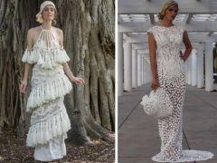 Дизайнеры соревнуются в создании самого красивого свадебного платья из туалетной бумаги