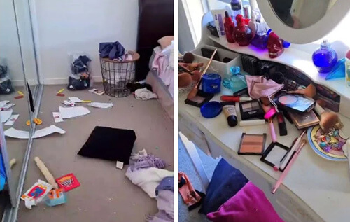 Хозяйку, устроившую уборку в спальне, обвинили в том, что она грязнуля