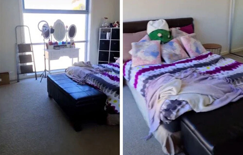 Хозяйку, устроившую уборку в спальне, обвинили в том, что она грязнуля