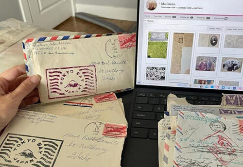 Старые письма, купленные в антикварном магазине, вернулись в семейный архив