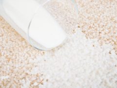 Матери, чей сынишка пролил молоко на ковёр, посоветовали воспользоваться содой