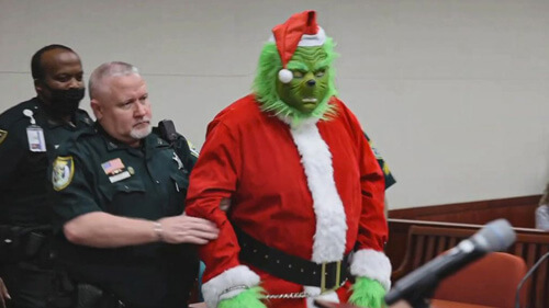 Гринч предстал перед судом за попытку украсть Рождество