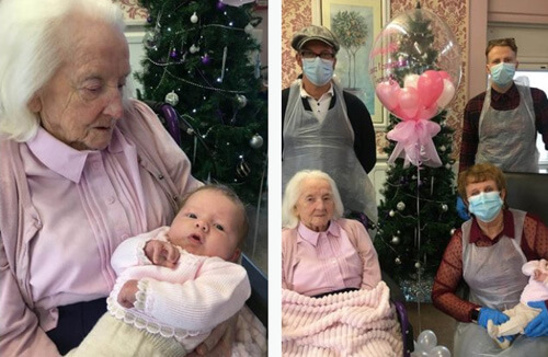 100-летняя пенсионерка познакомилась с праправнучкой — первой девочкой, родившейся в семье за 75 лет