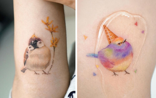 Художница по фарфору стала мастером татуировки