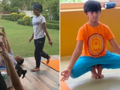 Мальчик стал самым юным преподавателем йоги в мире