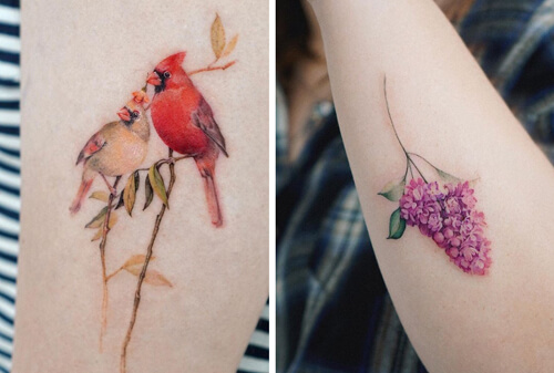 Художница по фарфору стала мастером татуировки