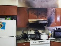 Студент устроил пожар, попытавшись приготовить на кухне ракетное топливо