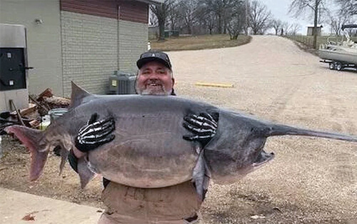 Удачливый рыбак 20 минут боролся с рыбой, ставшей рекордом штата