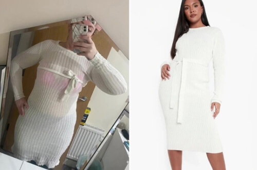 Модница, мечтавшая о вязаном платье, купила его через интернет и разочаровалась