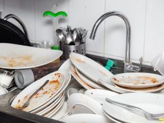 Чтобы не мыть посуду, мать большого семейства использует вместо тарелок пакеты с чипсами