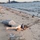 Женский «труп» на пляже оказался реалистичной куклой