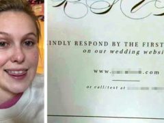 Заполняя свадебные приглашения, невеста случайно вставила туда ссылку сайта для взрослых