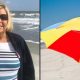 Пляжный зонтик вонзился в грудь женщины и убил её