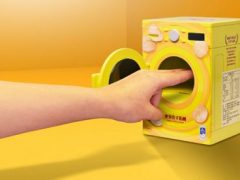 Миниатюрная «стиральная машина» создана для того, чтобы мыть пальцы после поедания чипсов