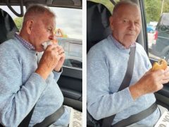 Дедушка ждал 86 лет, чтобы попробовать свой первый в жизни чизбургер