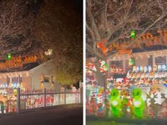 Очевидца удивил «экстремальный» рождественский дом
