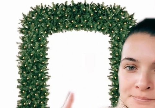 Рождественская арка, купленная женщиной, оказалась слишком ободранной
