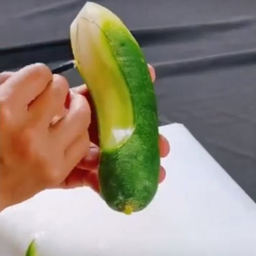 Шеф-повар превращает овощи в произведения искусства