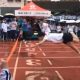 Чтобы победить в забеге, спортсмен «нырнул» к финишной черте