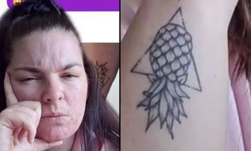 Татуировка с перевёрнутым ананасом удивила женщину своим истинным значением