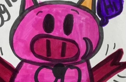 У ученицы начались проблемы в школе из-за рисунка с «неприличной» свиньёй