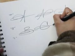 Люди обращаются к профессиональным каллиграфам, чтобы получить новую подпись