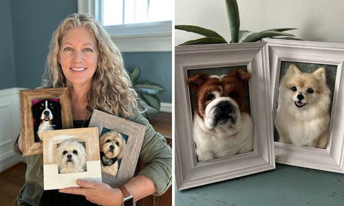 Художница создаёт уникальные портреты собак из войлока, чтобы отдать дань уважения лучшим друзьям человека