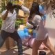 Будущие родители устроили гендерную вечеринку в боксёрском стиле