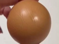 Покупательница обнаружила в коробке идеально круглое яйцо