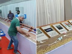 Две пекарни объединились ради изготовления самого длинного брауни в мире