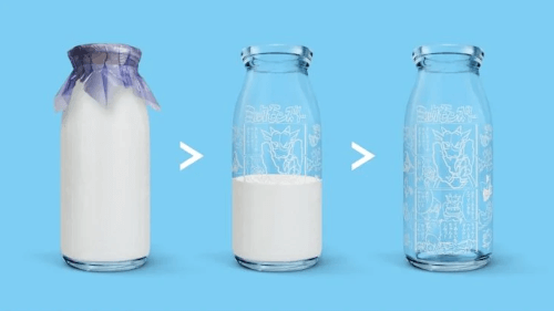 Чтобы школьники допивали молоко, на бутылках начали печатать комиксы