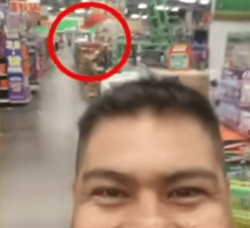 Охранник заметил привидение в продуктовом магазине