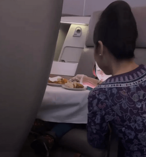Папу, который позволил стюардессе покормить своего сына с ложечки, застыдили в интернете