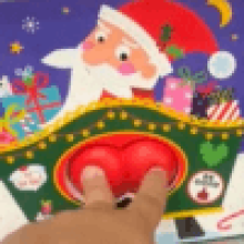 Покупательницу возмутила детская книжка с ягодицами Санта-Клауса, в которые надо тыкать пальцами