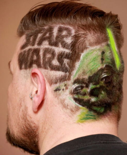Парикмахер делает потрясающие стрижки фанатам «Звёздных войн»