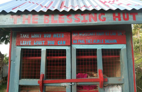 В деревне открылась «хижина благословения» для нуждающихся