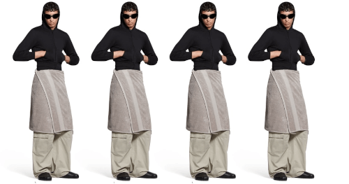 Модникам предложили завернуться в дорогостоящее «полотенце» и ходить в таком виде по улице